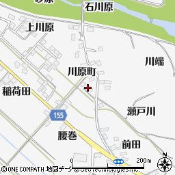 福島県福島市飯坂町川原町5周辺の地図