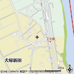 新潟県新潟市南区犬帰新田618周辺の地図