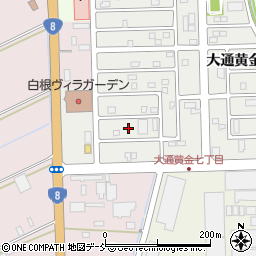 新潟県新潟市南区大通黄金7丁目14周辺の地図