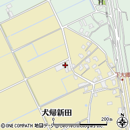 新潟県新潟市南区犬帰新田300-1周辺の地図
