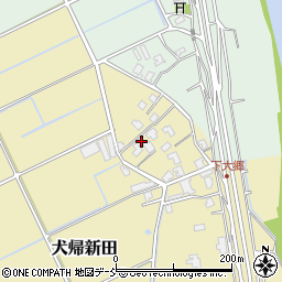 新潟県新潟市南区犬帰新田611周辺の地図