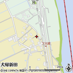 新潟県新潟市南区犬帰新田582周辺の地図