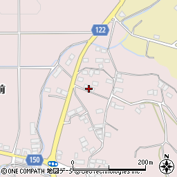 福島県伊達市保原町金原田（仲倉）周辺の地図