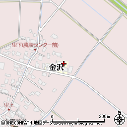 新潟県阿賀野市金沢161周辺の地図