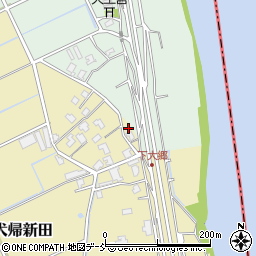 新潟県新潟市南区犬帰新田574周辺の地図