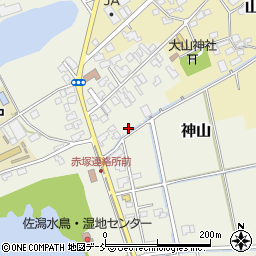 新潟県新潟市西区神山802周辺の地図