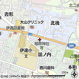 セブンイレブン福島伊達町店周辺の地図