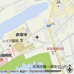 新潟県新潟市西区赤塚5605-1周辺の地図