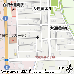 新潟県新潟市南区大通黄金7丁目周辺の地図