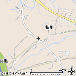 福島県相馬市初野払川周辺の地図