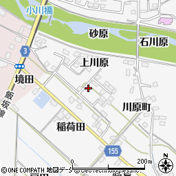 福島県福島市飯坂町上川原2-9周辺の地図