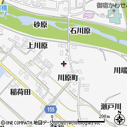 福島県福島市飯坂町川原町17周辺の地図