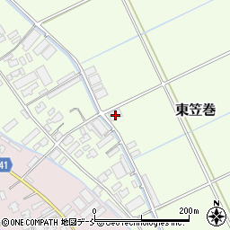 新潟県新潟市南区東笠巻3844周辺の地図