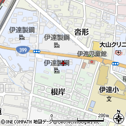 福島県伊達市干供田32周辺の地図