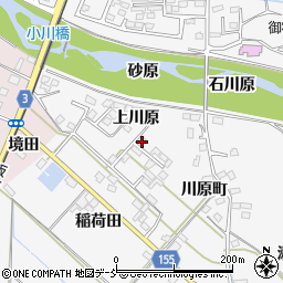 福島県福島市飯坂町上川原35周辺の地図