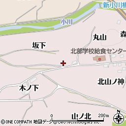 福島県福島市飯坂町平野坂下9周辺の地図