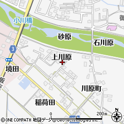 福島県福島市飯坂町上川原35-23周辺の地図