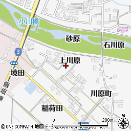 福島県福島市飯坂町上川原35-33周辺の地図