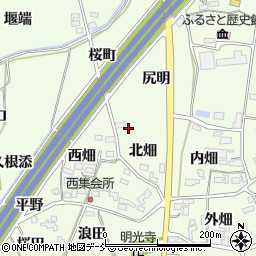 福島県福島市飯坂町東湯野欅下周辺の地図