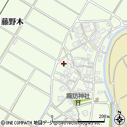 新潟県新潟市西区藤野木257周辺の地図