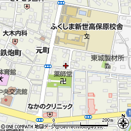 福島県伊達市保原町元町24周辺の地図
