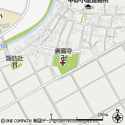 新潟県新潟市西区中野小屋174周辺の地図