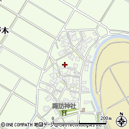 新潟県新潟市西区藤野木288-3周辺の地図