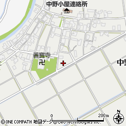 新潟県新潟市西区中野小屋500周辺の地図