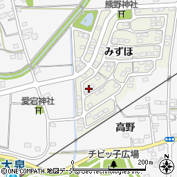 福島県伊達市保原町みずほ11-12周辺の地図
