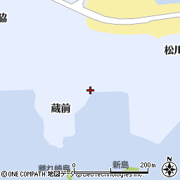 福島県相馬市尾浜（蔵前）周辺の地図