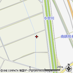 新潟県阿賀野市七島村古新田周辺の地図