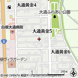 新潟県新潟市南区大通黄金5丁目4周辺の地図