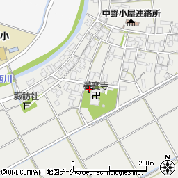 新潟県新潟市西区中野小屋174-甲周辺の地図