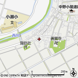 新潟県新潟市西区中野小屋416周辺の地図