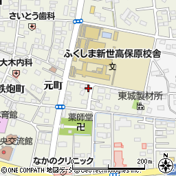 福島県伊達市保原町元町21-5周辺の地図