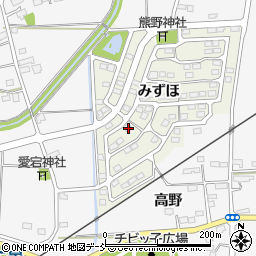 福島県伊達市保原町みずほ11-3周辺の地図