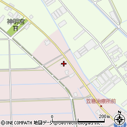 新潟県新潟市南区東笠巻新田223周辺の地図