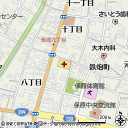 西友保原店周辺の地図