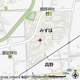 福島県伊達市保原町みずほ11-8周辺の地図