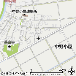 新潟県新潟市西区中野小屋341周辺の地図