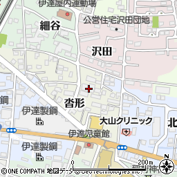 福島県伊達市沓形18-1周辺の地図