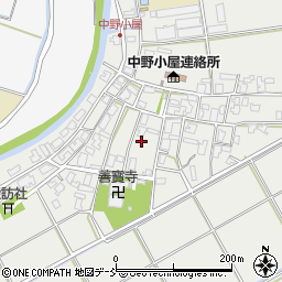 新潟県新潟市西区中野小屋226周辺の地図