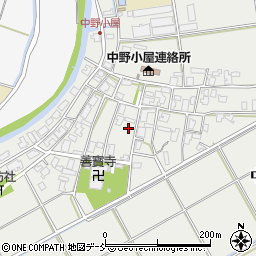 新潟県新潟市西区中野小屋228周辺の地図