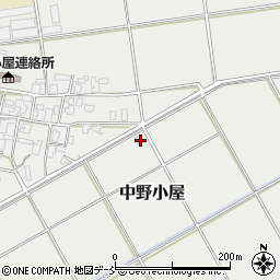 新潟県新潟市西区中野小屋625-3周辺の地図