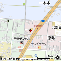 福島日産自動車伊達店周辺の地図