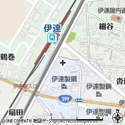 福島県伊達市干供田24周辺の地図