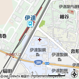 福島県伊達市干供田24-1周辺の地図