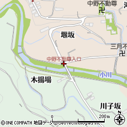 中野不動尊入口周辺の地図