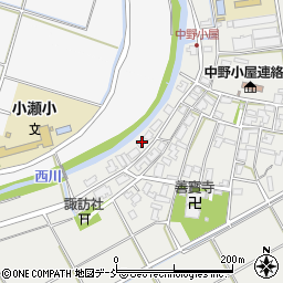 新潟県新潟市西区中野小屋51周辺の地図