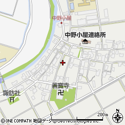 新潟県新潟市西区中野小屋218周辺の地図
